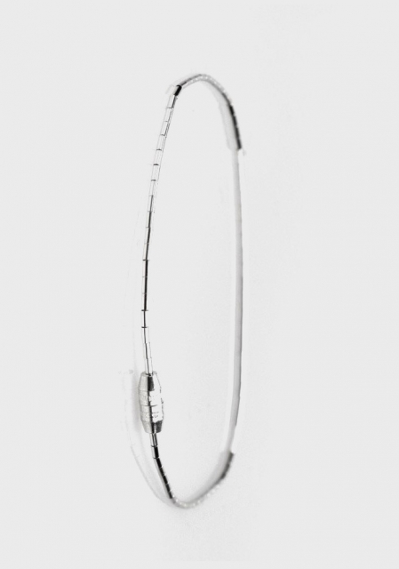 Armband, Liquid Silber, Hei Shi Art,   18 cm