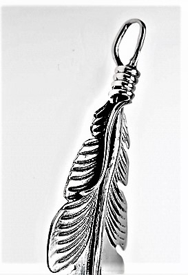 Anhnger, Silber, Indian Quill, Southwest Art, 6,6 cm