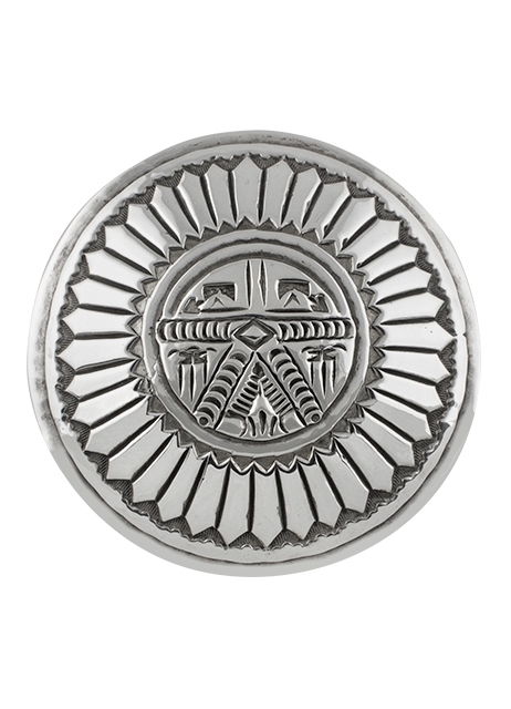 Anhnger & Brosche, Silber, Imposing Sunface, Navajo Art  neuer Preis 73,00 