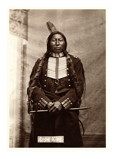 Postkarte Sioux-Huptling Crow King