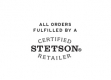 Stetson Strohhut, Western Raffia,  Smoked Brown, Gr. S