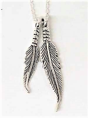 Kette & Anhnger, Silber, Small Nice Feathers, Southwest Art